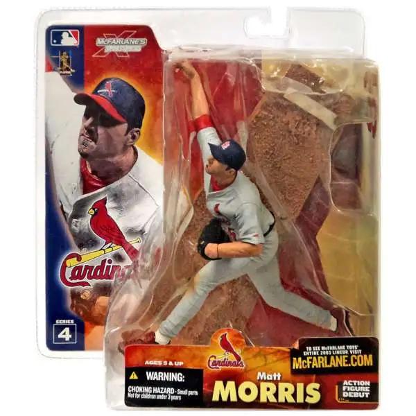 McFarlane Toys MLB St. Louis Cardinals Sports Picks Baseball Series 4 Matt Morris Action Figure [Gray Jersey Variant]