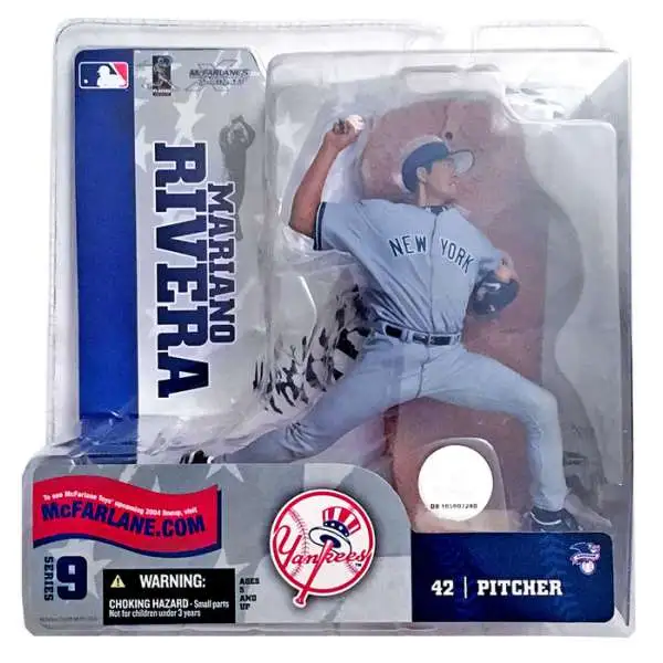 McFarlane Toys MLB New York Yankees Sports Picks Baseball Series 9 Mariano Rivera Action Figure [Gray Jersey]