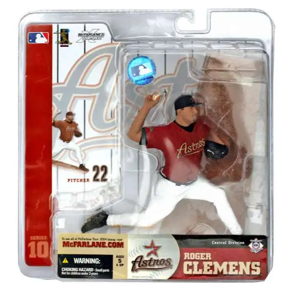 McFarlane Toys MLB Houston Astros Sports Picks Baseball Series 10 Roger Clemens Action Figure [Red Jersey]