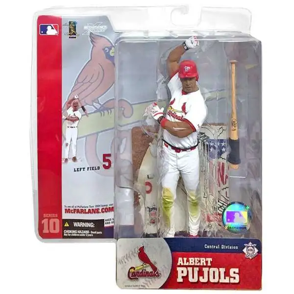 McFarlane Toys MLB St. Louis Cardinals Sports Picks Baseball Series 10 Albert Pujols Action Figure [White Jersey]