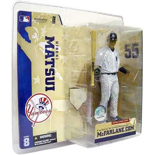 McFarlane Toys MLB New York Yankees Sports Picks Baseball Series 8 Hideki Matsui Action Figure [Pinstripe Jersey Variant]