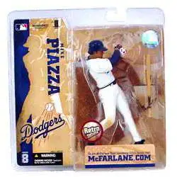 McFarlane Toys MLB Los Angeles Dodgers Sports Picks Baseball Series 8 Mike Piazza Action Figure [Retro Dodgers Variant]