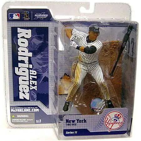 McFarlane Toys MLB New York Yankees Sports Picks Baseball Series 11 Alex Rodriguez Action Figure [White Jersey]