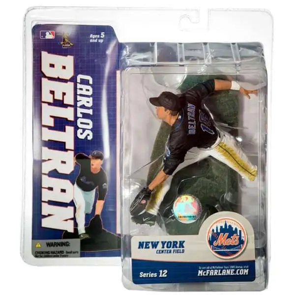 McFarlane Toys MLB New York Mets Sports Picks Baseball Series 12 Carlos Beltran Action Figure [Black Jersey]