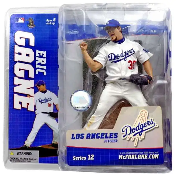 McFarlane Toys MLB Los Angeles Dodgers Sports Picks Baseball Series 12 Eric Gagne Action Figure [White Jersey]