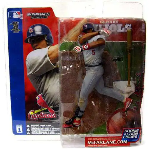 McFarlane Toys MLB St. Louis Cardinals Sports Picks Baseball Series 1 Albert Pujols Action Figure [Gray Jersey]