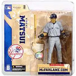 McFarlane Toys MLB Sports Picks Baseball Series 8 Hideki Matsui (New York Yankees) Action Figure [Gray Jersey]
