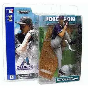 McFarlane Toys MLB Arizona Diamondbacks Sports Picks Baseball Series 1 Randy Johnson Action Figure [Purple Jersey Variant]