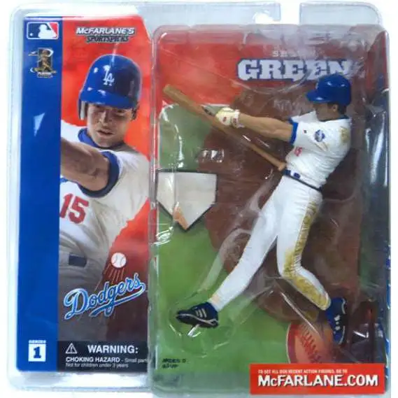 McFarlane Toys MLB Los Angeles Dodgers Sports Picks Baseball Series 1 Shawn Green Action Figure [White Jersey]