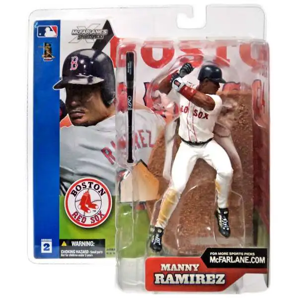 McFarlane Toys MLB Boston Red Sox Sports Picks Baseball Series 2 Manny Ramirez Action Figure [White Jersey Variant]