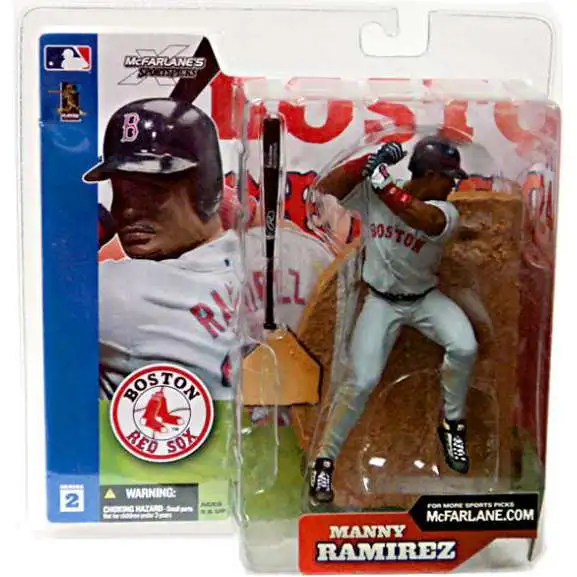 McFarlane Toys MLB Boston Red Sox Sports Picks Baseball Series 2 Manny Ramirez Action Figure [Gray Jersey]