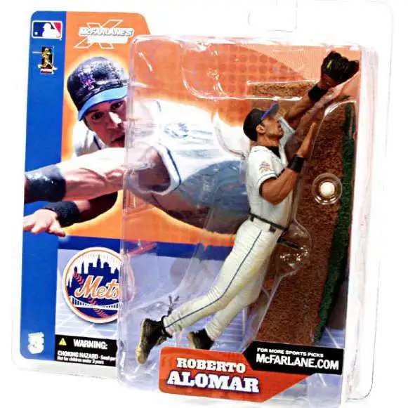 McFarlane Toys MLB New York Mets Sports Picks Baseball Series 3 Roberto Alomar Action Figure [White Jersey Variant]
