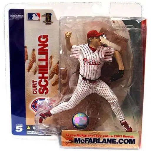 McFarlane Toys MLB Philadelphia Phillies Sports Picks Baseball Series 5 Curt Schilling Action Figure [White Jersey Variant]