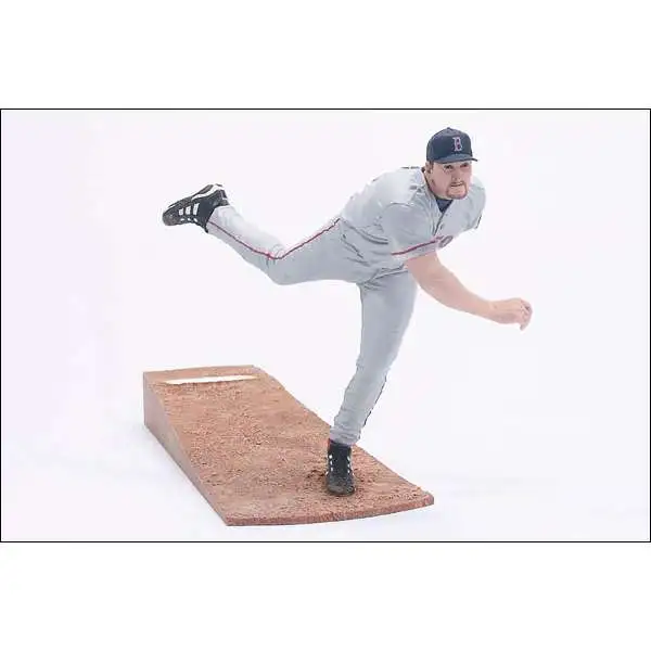 McFarlane Toys MLB Boston Red Sox Sports Picks Baseball Series 5 Derek Lowe Action Figure [Grey Uniform, Damaged Package]