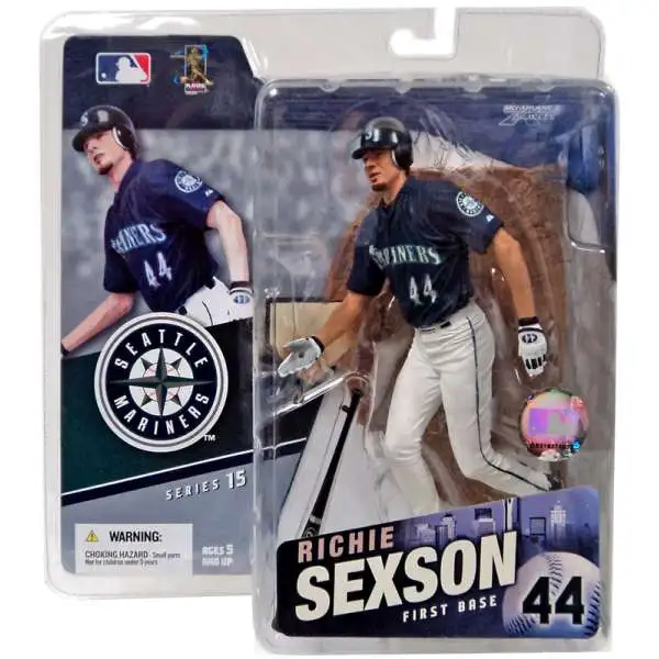 McFarlane Toys MLB Seattle Mariners Sports Picks Baseball Series 15 Richie Sexson Action Figure [Blue Jersey]
