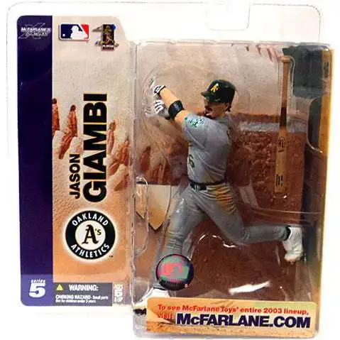 McFarlane Toys MLB Oakland A's Sports Picks Baseball Series 5 Jason Giambi Action Figure [Gray Jersey Variant]