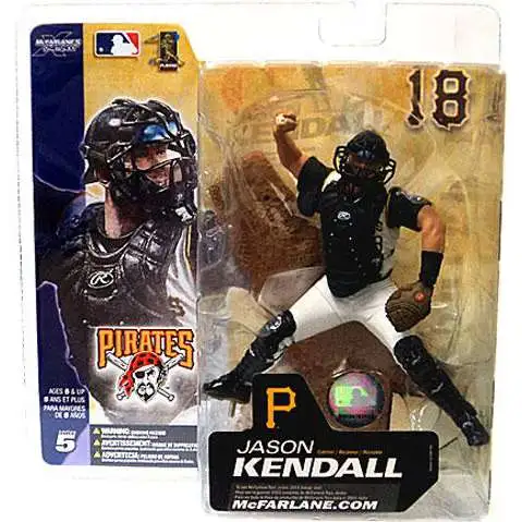 McFarlane Toys MLB Pittsburgh Pirates Sports Picks Baseball Series 5 Jason Kendall Action Figure [White Jersey]