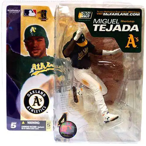 McFarlane Toys MLB Oakland A's Sports Picks Baseball Series 5 Miguel Tejada Action Figure [Green Jersey]