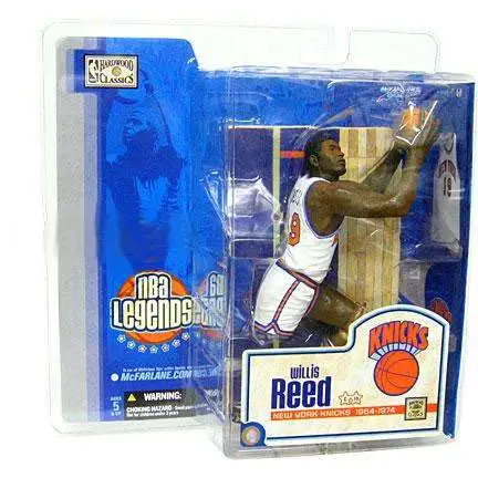 McFarlane Toys NBA New York Knicks Sports Basketball Legends Series 1 Willis Reed Action Figure [White Jersey]