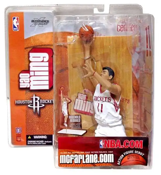 McFarlane Toys NBA Houston Rockets Sports Basketball Series 5 Yao Ming Action Figure [White Jersey]