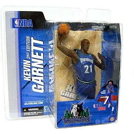 McFarlane Toys NBA Minnesota Timberwolves Sports Picks Basketball Series 7 Kevin Garnett Action Figure [Blue Jersey]
