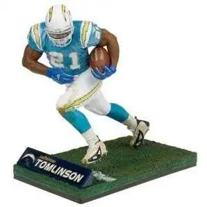McFarlane Toys NFL San Diego Chargers Sports Picks Football LaDainian Tomlinson Deluxe Action Figure [Light Blue Jersey, Damaged Package]