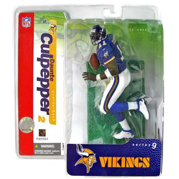 McFarlane Toys NFL Minnesota Vikings Sports Picks Football Series 9 Daunte Culpepper Action Figure [Purple Jersey]