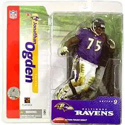 McFarlane Toys NFL Baltimore Ravens Sports Picks Football Series 9 Jonathan Ogden Action Figure [Purple Jersey]