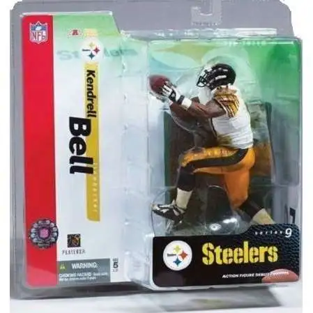 McFarlane Toys NFL Pittsburgh Steelers Sports Picks Football Series 9 Kendrell Bell Action Figure [White Jersey]