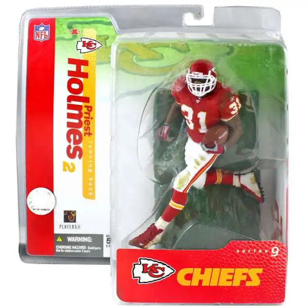 McFarlane Toys NFL Kansas City Chiefs Sports Football Series 9 Priest Holmes Action Figure [Red Jersey]