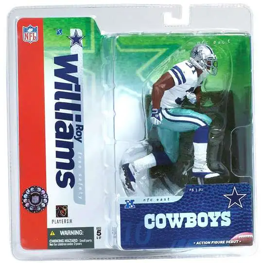McFarlane Toys NFL Dallas Cowboys Sports Football Series 10 Roy Williams Action Figure [White Jersey, Damaged Package]
