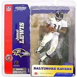 McFarlane Toys NFL Baltimore Ravens Sports Picks Football Series 8 Jamal Lewis Action Figure [White Jersey Variant]