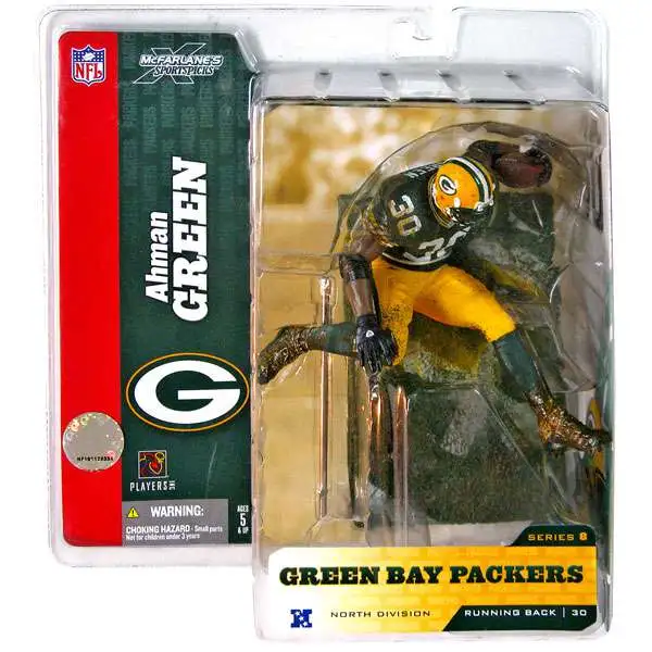 McFarlane Toys NFL Green Bay Packers Sports Picks Football Series 8 Ahman Green Action Figure [Green Jersey]