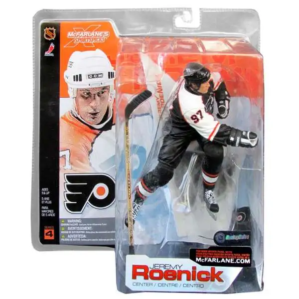 McFarlane Toys NHL Philadelphia Flyers Sports Picks Hockey Series 4 Jeremy Roenick Action Figure [Black Jersey Variant]