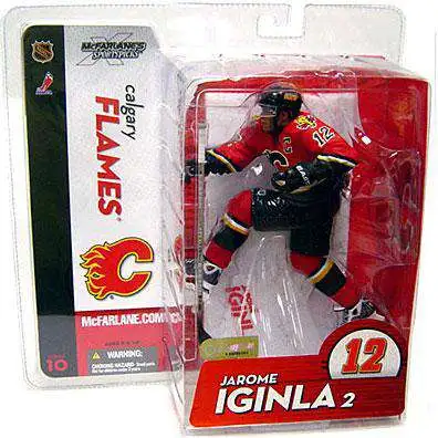 McFarlane Toys NHL Calgary Flames Sports Picks Hockey Series 10 Jarome Iginla Action Figure [Red Jersey]
