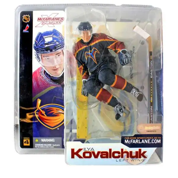 McFarlane Toys NHL Atlanta Thrashers Sports Hockey Series 4 Ilya Kovalchuk Action Figure [Blue Jersey]