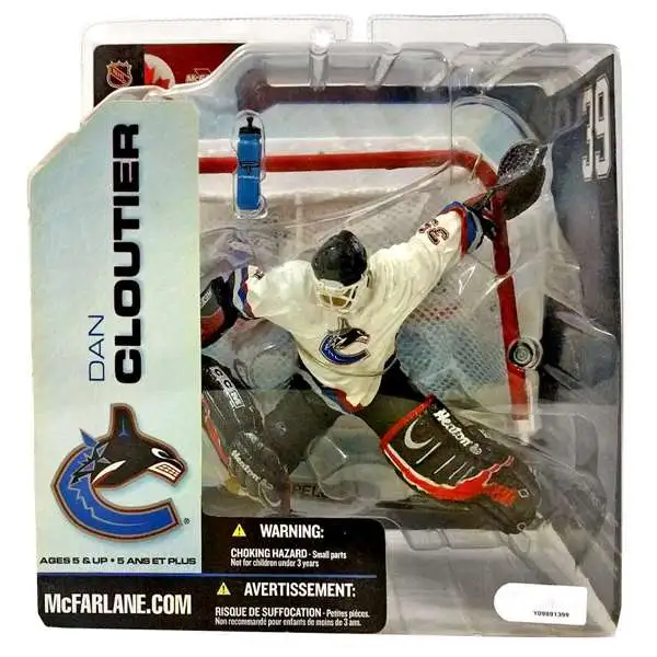 McFarlane Toys NHL Vancouver Canucks Sports Hockey Series 5 Dan Cloutier Action Figure [White Jersey Variant]