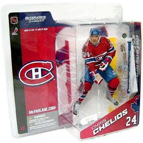 McFarlane Toys NHL Montreal Canadiens Sports Hockey Series 8 Chris Chelios Exclusive Action Figure [Red Jersey]