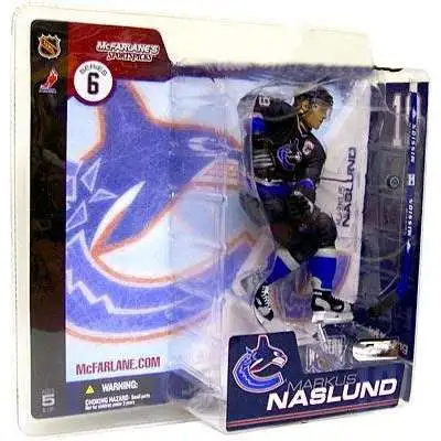 McFarlane Toys NHL Vancouver Canucks Sports Hockey Series 6 Markus Naslund Action Figure [Black Jersey]