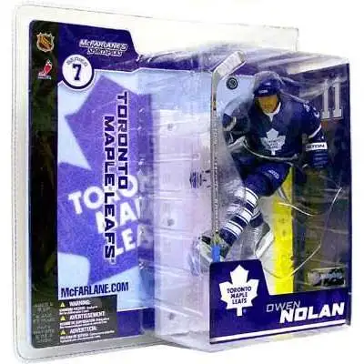 McFarlane Toys NHL Toronto Maple Leafs Sports Hockey Series 7 Owen Nolan Action Figure [Blue Jersey Variant]