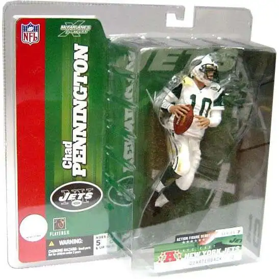 McFarlane Toys NFL New York Jets Sports Picks Football Series 7 Chad Pennington Action Figure [White Jersey]