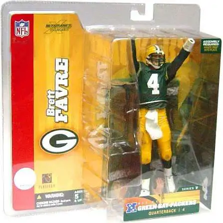 McFarlane Toys NFL Green Bay Packers Sports Picks Football Series 7 Brett Favre Action Figure [Green Jersey]