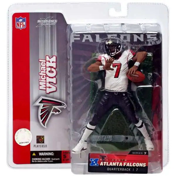 McFarlane Toys NFL Atlanta Falcons Sports Picks Football Series 7 Michael Vick Action Figure [White Jersey]