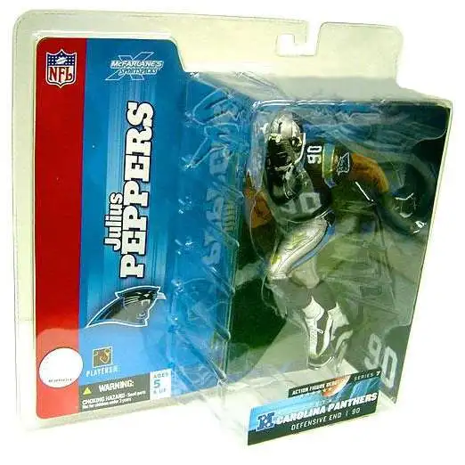 McFarlane Toys NFL Carolina Panthers Sports Picks Football Series 7 Julius Peppers Action Figure [Black Jersey]