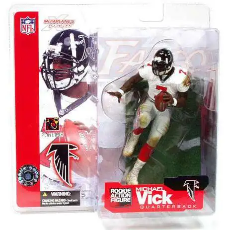 McFarlane Toys NFL Atlanta Falcons Sports Picks Football Series 4 Michael Vick Action Figure [White Jersey]