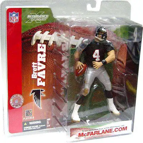 McFarlane Toys NFL Atlanta Falcons Sports Picks Football Series 6 Brett Favre Action Figure [Retro Jersey No Handwarmers]
