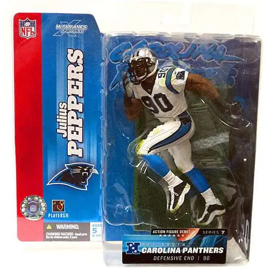 McFarlane Toys NFL Carolina Panthers Sports Picks Football Series 7 Julius Peppers Action Figure [White Jersey Variant]