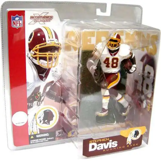 McFarlane Toys NFL Washington Redskins Sports Picks Football Series 5 Stephen Davis Action Figure [White Jersey]