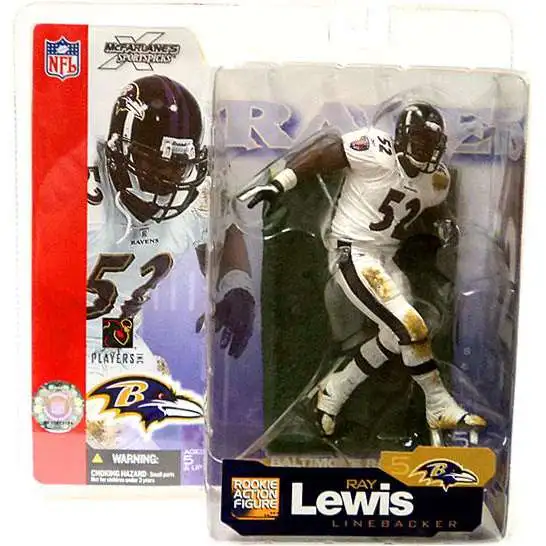 McFarlane Toys NFL Baltimore Ravens Sports Picks Football Series 5 Ray Lewis Action Figure [White Jersey]