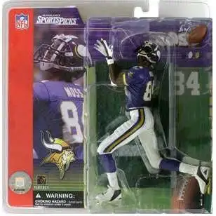 McFarlane Toys NFL Minnesota Vikings Sports Football Series 1 Randy Moss Action Figure [Purple Jersey]